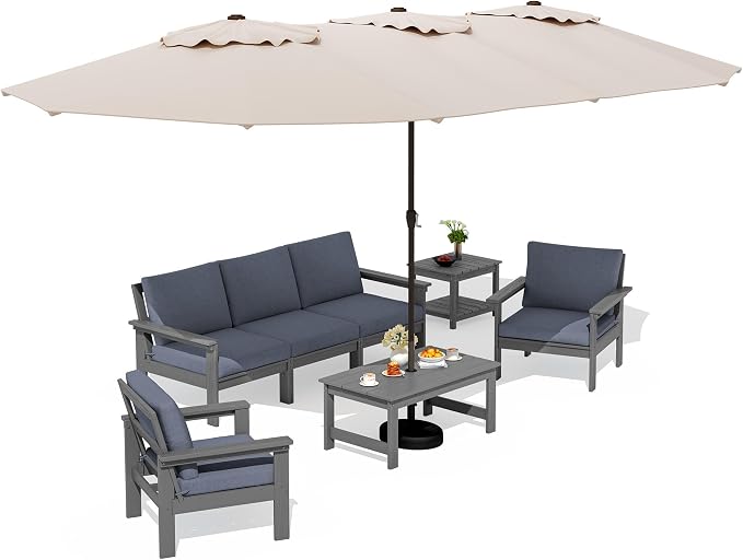 SERWALL HDPE Patio Furniture Set by SERWALL