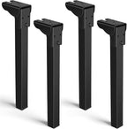 4 Pack 12" Folding Table Legs, Heavy Duty Metal Furniture Legs 12" Adjustable by Unknown