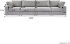 Cloud Modular Sectional Sofa Couch, Minimalist Deep Sofa Couches, Sofa Covers - Image 2