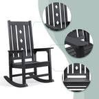 Oversized Rocking Chair, Outdoor Rocker - Image 3