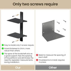 Floating Book Shelves for Wall, 6 Tier Invisible Floating Bookshelf, Vertical - Image 4