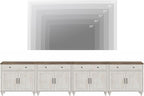 WAMPAT Large TV Stand for 100 inch TV - Image 4