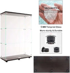 APRILSOUL Glass Display Cabinet 3-Shelf - Image 5