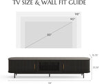 POVISON Fully-Assembled Mid Century Modern TV Stand - Image 4