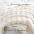 BENVWE Faux Fur Throw Blanket for Couch - Image 4