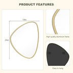 WallBeyond Asymmetrical Mirror, Irregular Wall Mirror, Wall Mirrors Decorative - Image 6
