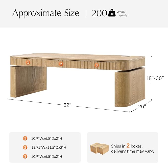 HULALA HOME Lift Top Coffee Table - Image 2