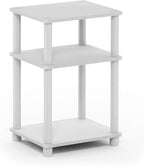 Furinno JUST Side Table, 3-Tier End Table, Open Shelves Night Stand, Bedside by Furinno-FitsYourSpaceFitsYourBudget