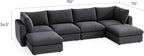 LINSY HOME Oversized Modular Sectional Sofa, 4 Seat Sofa Couches - Image 2