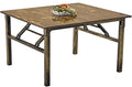 Japanese Floor Table, Folding Square Low Coffee Table by Unknown