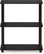 Furinno TURN-S-TUBE Storage Shelves Set of 2, 3-Tier Book Shelf, Corner Shelf - Image 5