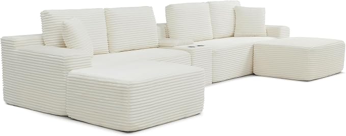 125" Oversized Sectional Couches - Image 9