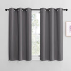 NICETOWN Grey Blackout Curtain Panels by NICETOWN