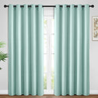 Yakamok Room Darkening Curtains 62x84 inch Length Aqua-Living Room | 2 panels by Yakamok