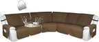 HDCAXKJ 100% Waterproof Reclining Sectional Couch Covers L Shape Recliner Sofa by HDCAXKJ