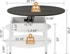 FABATO Round Lift Top Coffee Table - Image 3