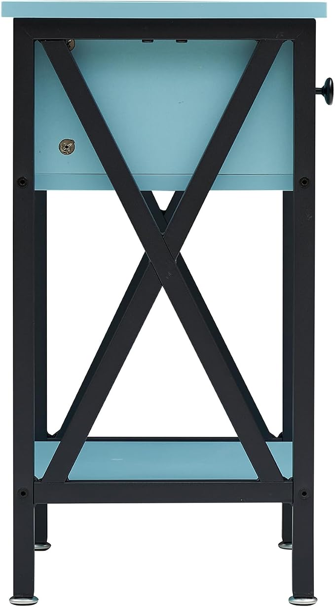 VECELO Nightstands Set of 2, Modern Bedside End Tables, Night Stands - Image 8