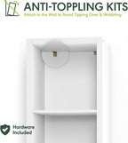Furinno Cubicle Book Shelf, 3-Cube Bookshelf, Extra Thick Frame Horizontally & - Image 3