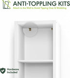 Furinno Cubicle Open Back Decorative Cube Storage Organizer, Light Grey - Image 4