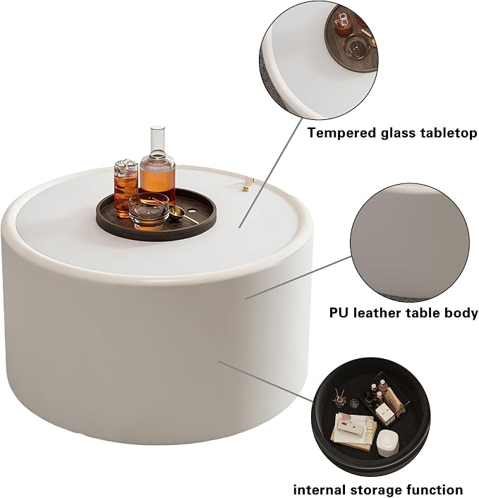 SSLine Modern Round Coffee Table - Image 5