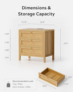 EYYTHUNG Large Nightstand Set of 2 - Image 3