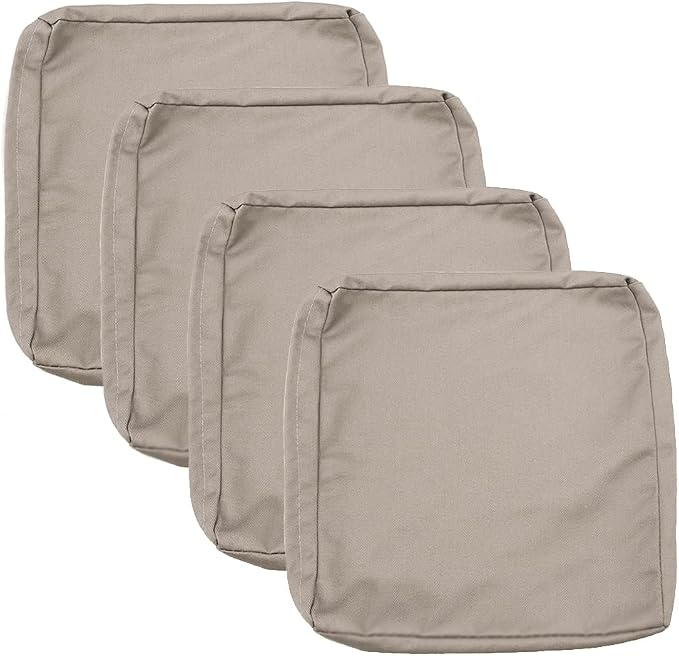 Sqodok Patio Cushion Cover 24x24 inch, Outdoor Seat Cushion Slip Cover by Sqodok
