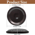 12Pcs Round Metal Felt Furniture Caster Cups, 1-5/8Inch Carpet-Bottom Furniture - Image 5