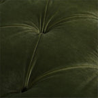Pemberly Row Tufted Roll Arm Chaise Lounge, Olive Green Velvet Upholstery - Image 11