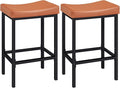 HOOBRO Bar Stools, Counter Height Stools, Saddle Barstools by HOOBRO