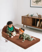 MOONBEEKI 2-in-1 Foldable Toddler Couch, Soft Sherpa Fabric - Image 5