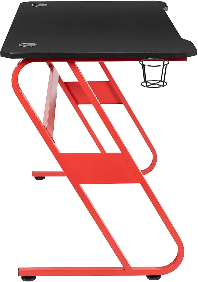 Flash Furniture Fisher Red Gaming Ergonomic Desk - Image 7