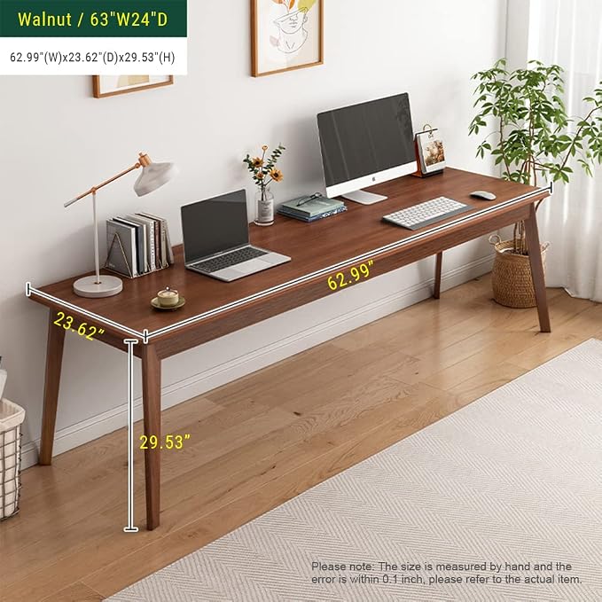 NELYE Mid-Century Long Desk Table - Image 5