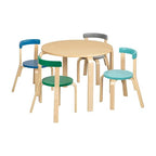 ECR4Kids Bentwood Table and Curved Back Chair Set, Kids Furniture, Contemporary by ECR4Kids