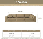 MYSKY HOME Boho Couch Cover Sand Sofa Covers - Image 5