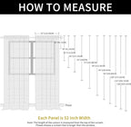 SpaceDresser Sheer Voile Window Treatment Rod Pocket Curtain Panels - Image 8
