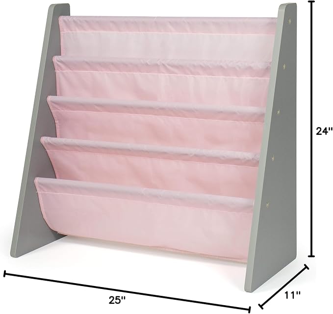 Humble Crew Kids Bookshelf, 4-Tier Front-Facing Book Display Organizer - Image 8