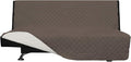 Easy-Going Reversible Couch Cover, Large Futon Sofa, Taupe/Ivory | Machine by Easy-Going