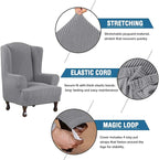 H.VERSAILTEX Wing Chair Slipcover Chair Covers - Image 3