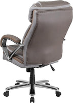 Flash Furniture HERCULES Series Big & Tall 500 lb. Rated Taupe LeatherSoft - Image 7