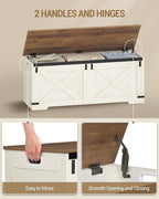 Hzuaneri 47.2" Storage Chest, Large Storage Trunk - Image 4