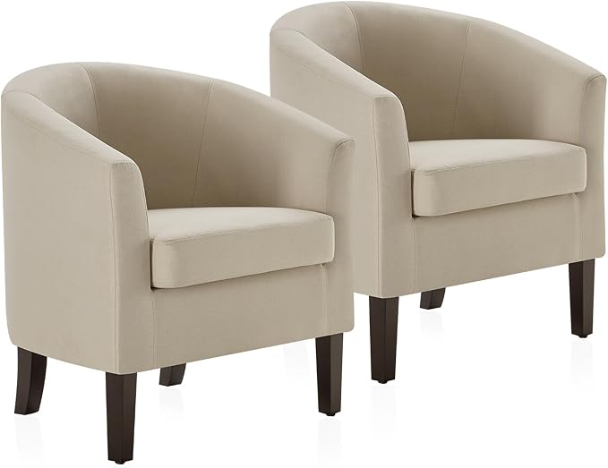 BELLEZE Accent Barrel Chair by BELLEZE