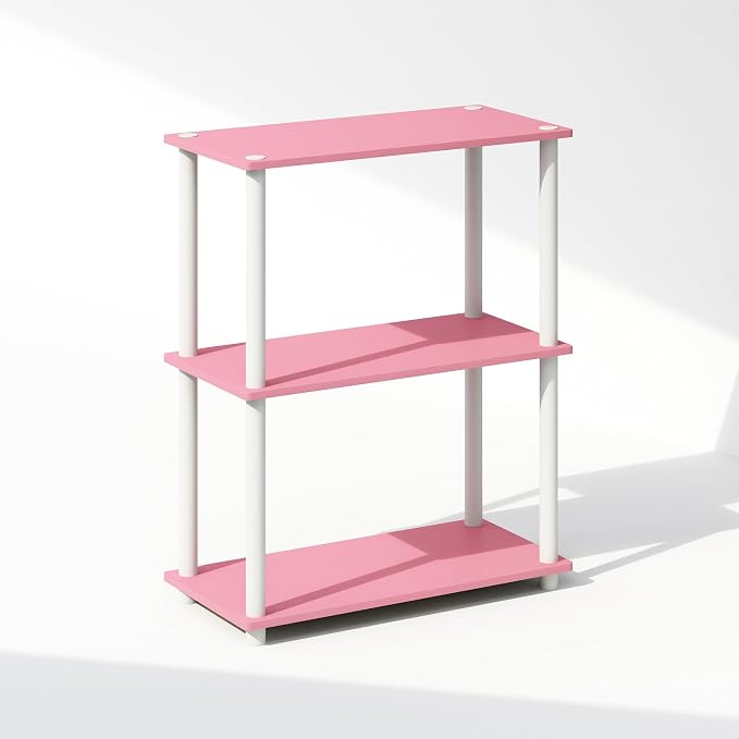 Furinno Turn-N-Tube Book Shelf, 3-Tier Bookshelf, Bookcase - Image 4