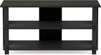 Furinno Sully 3-Tier Stand for TV up to 40, Espresso/Black - Image 4