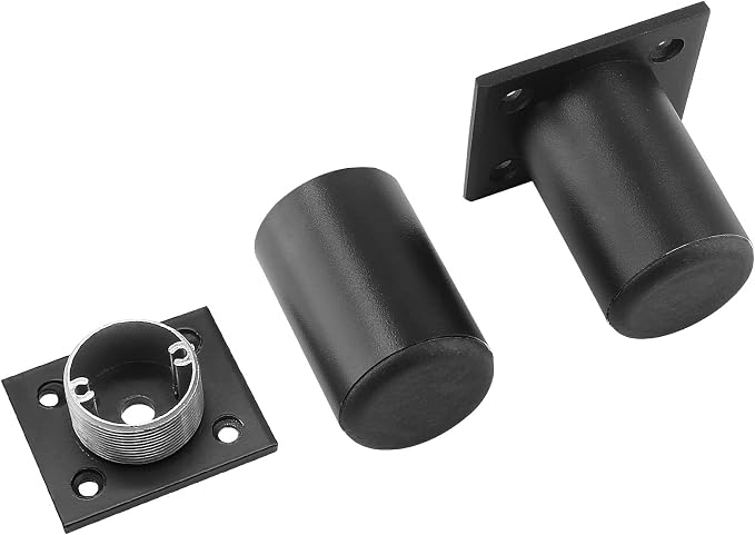 Set of 4 Furniture Legs 2.36 Inch, Adjustable Aluminum Alloy Cabinet Legs - Image 2