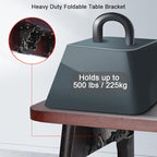 8 Pack Folding Brackets for Table Bed Leg Feet, Self-Lock Hinge Hardware - Image 4