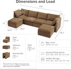 mopio Oversized Modular Sectional Sofa - Image 2