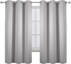 Light Grey Blackout Curtains 42 x 63 Inch Length/Set of 2 Curtain - Image 2