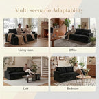 85" Corduroy 3 Seater Sofa in a Box, High-Density Foam Couch, No Assembly - Image 2