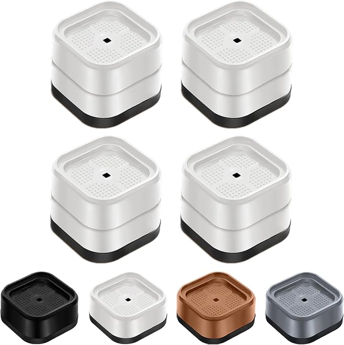 Furniture Risers Adjustable Bed Risers Heavy Duty Lifts Height 2", Square by EnjoyLifeEnjoyHappiness