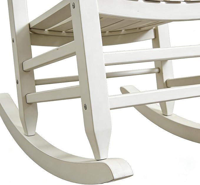 Oversized Outdoor Wooden Rocking Chair - Image 8